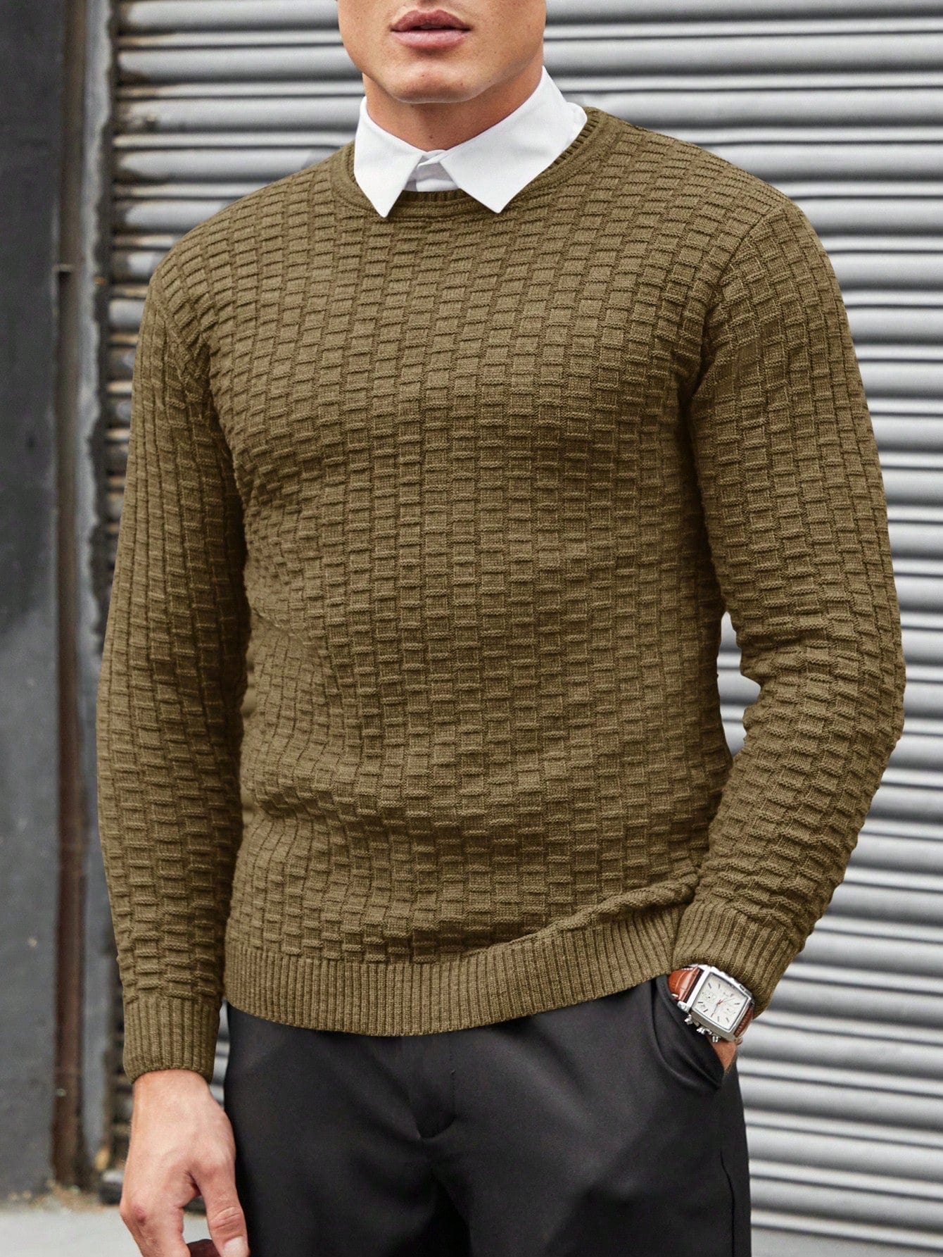 Classic Luxury Knit Jumper For Men
