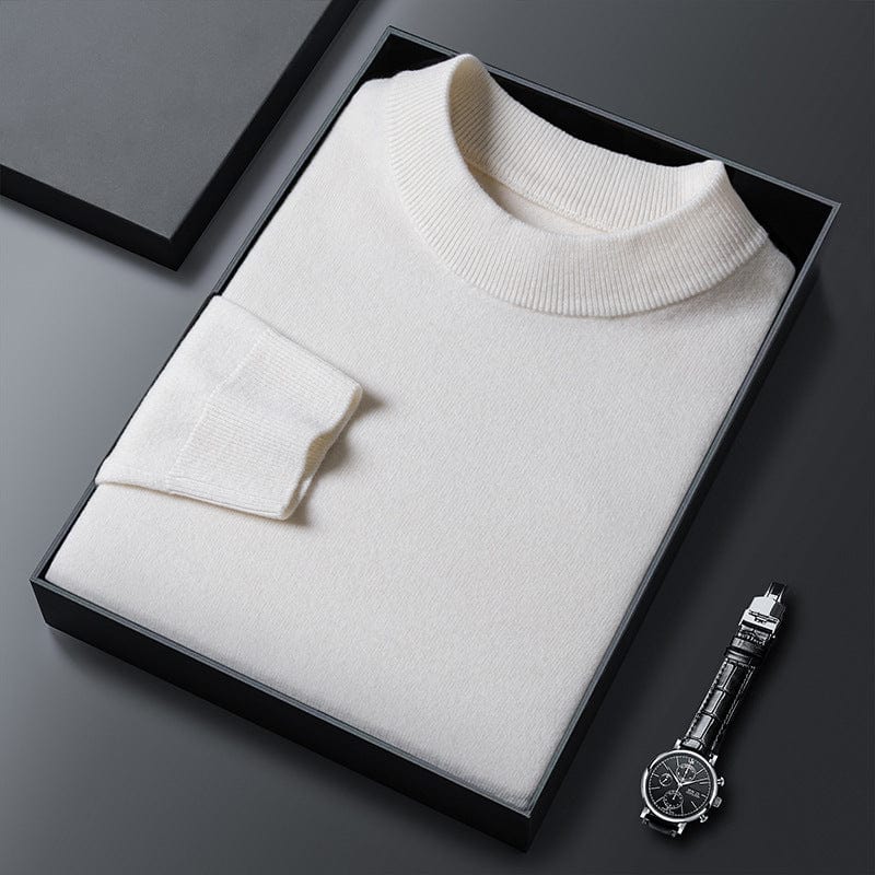 Warm Classic Crew Neck Knit Sweater Men