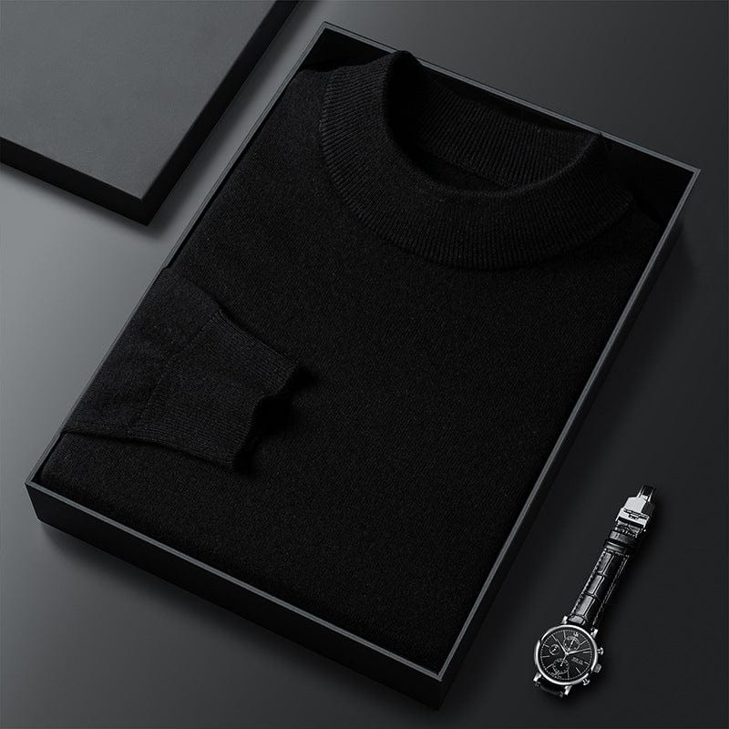 Warm Classic Crew Neck Knit Sweater Men