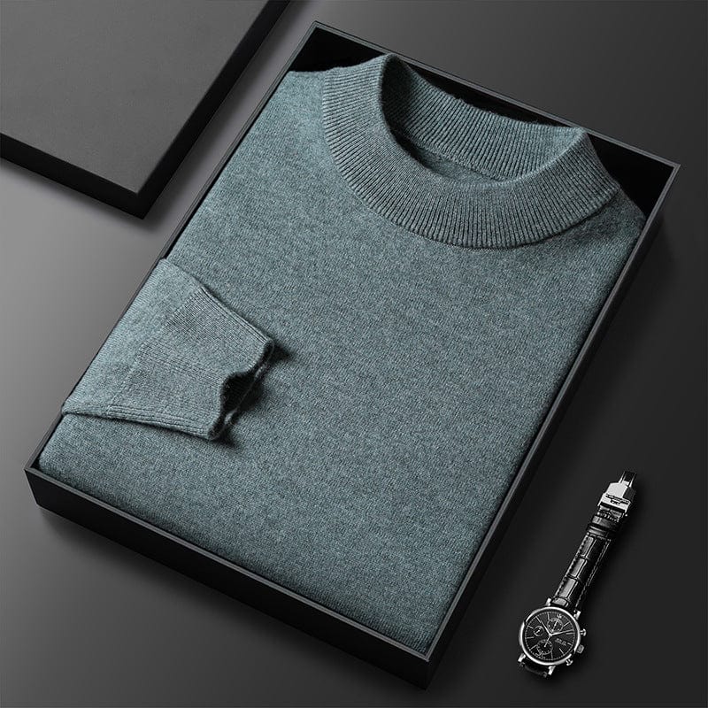 Warm Classic Crew Neck Knit Sweater Men