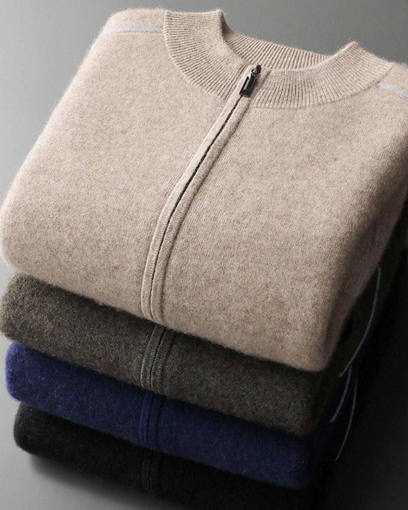 Warm Reversible Fleece Zipper Jacket