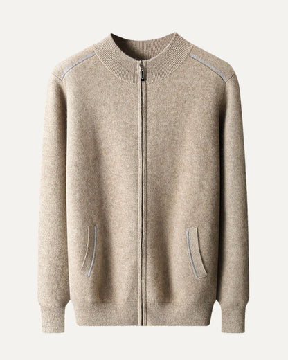 Warm Reversible Fleece Zipper Jacket - OutfitLondon