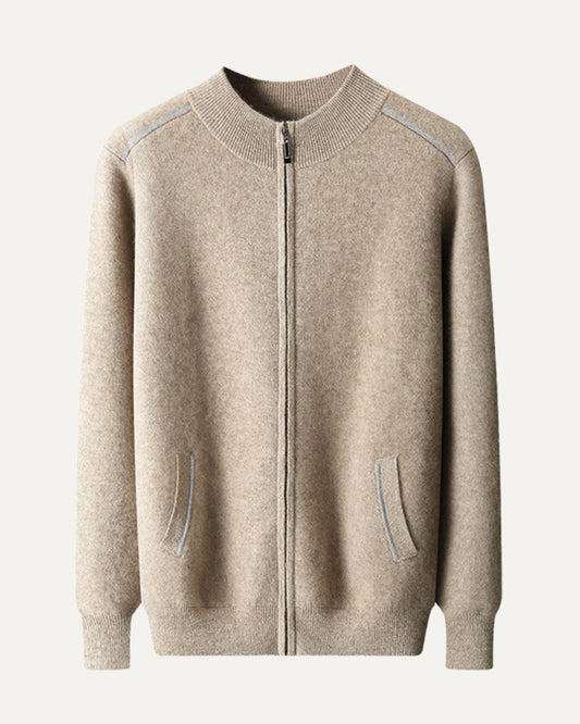 Warm Reversible Fleece Zipper Jacket - OutfitLondon