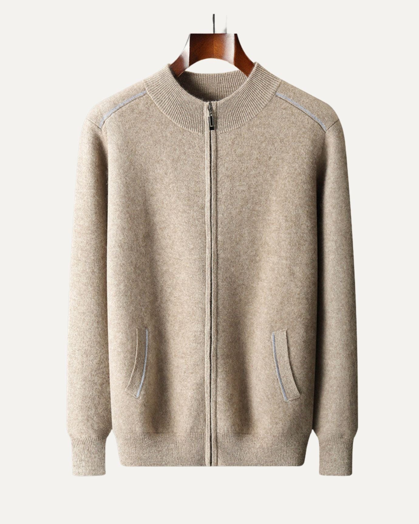 Warm Reversible Fleece Zipper Jacket