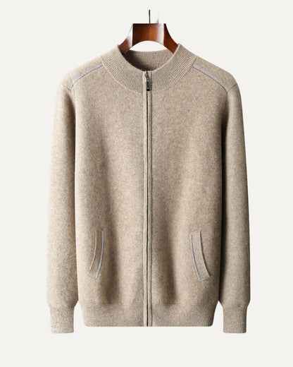 Warm Reversible Fleece Zipper Jacket