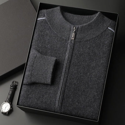 Warm Reversible Fleece Zipper Jacket