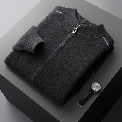 Warm Reversible Fleece Zipper Jacket
