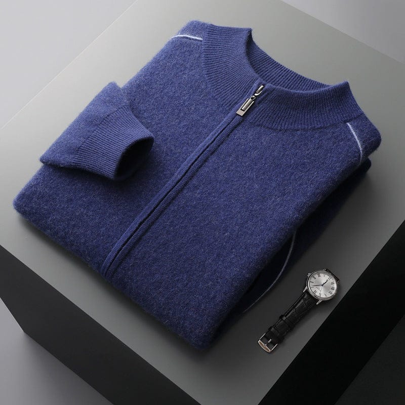 Warm Reversible Fleece Zipper Jacket