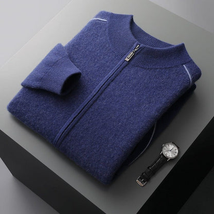 Warm Reversible Fleece Zipper Jacket