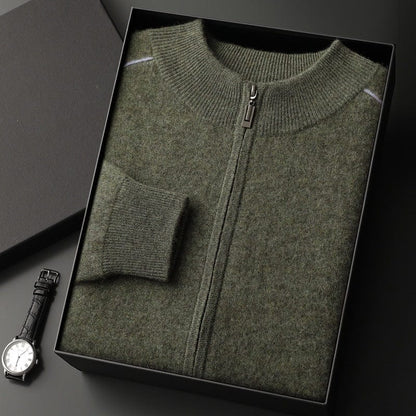 Warm Reversible Fleece Zipper Jacket