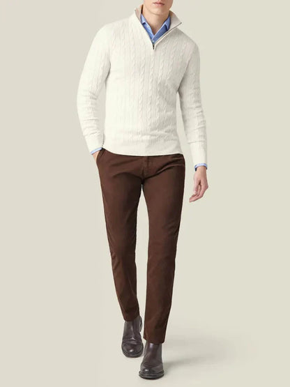 Classic Zip Up Sweater