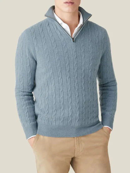 Classic Zip Up Sweater