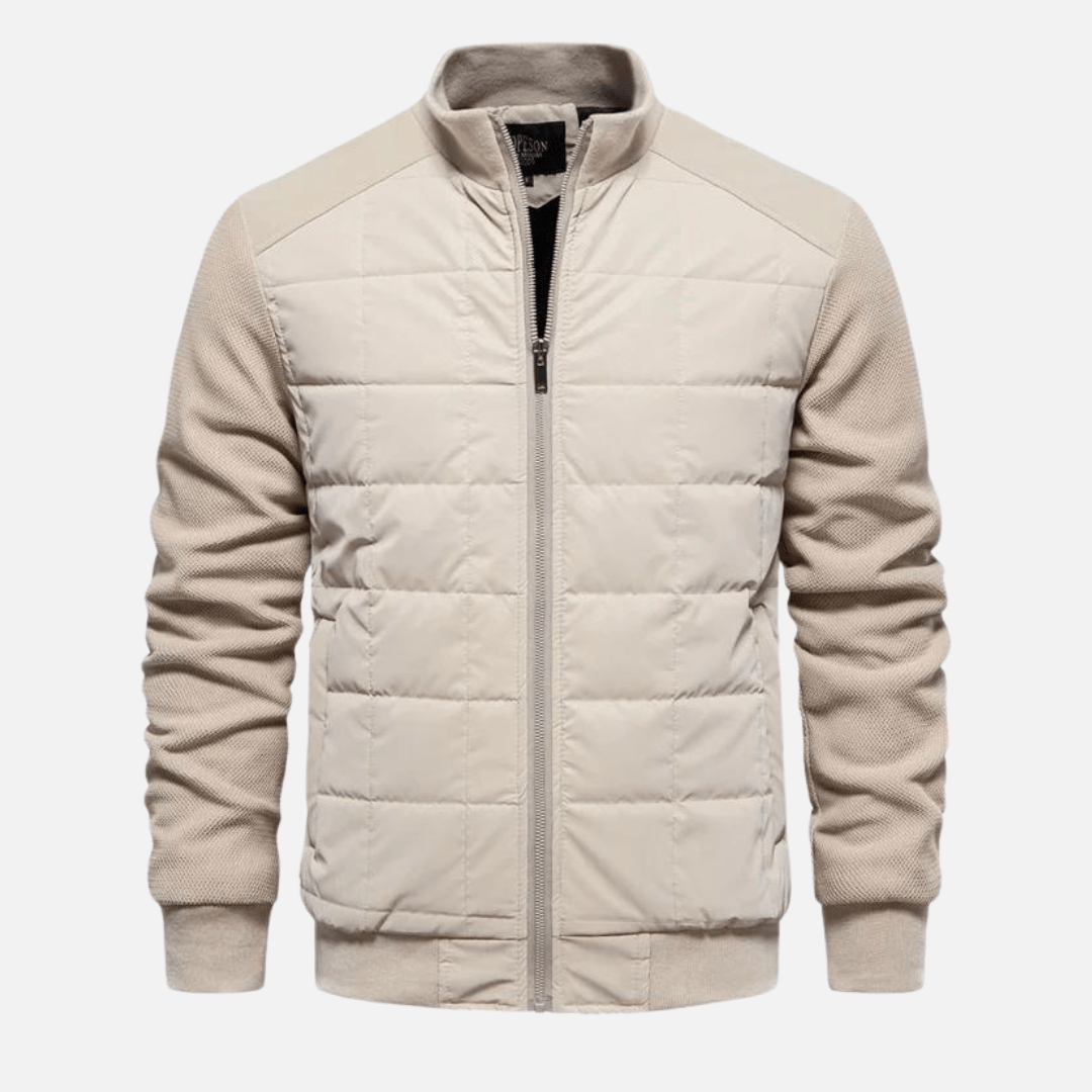 Warm Padded Mens Quilted Coat