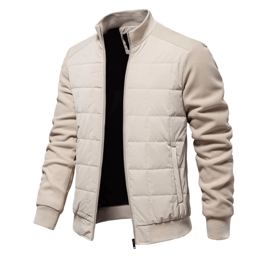 Warm Padded Mens Quilted Coat