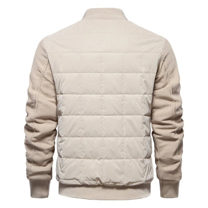 Warm Padded Mens Quilted Coat