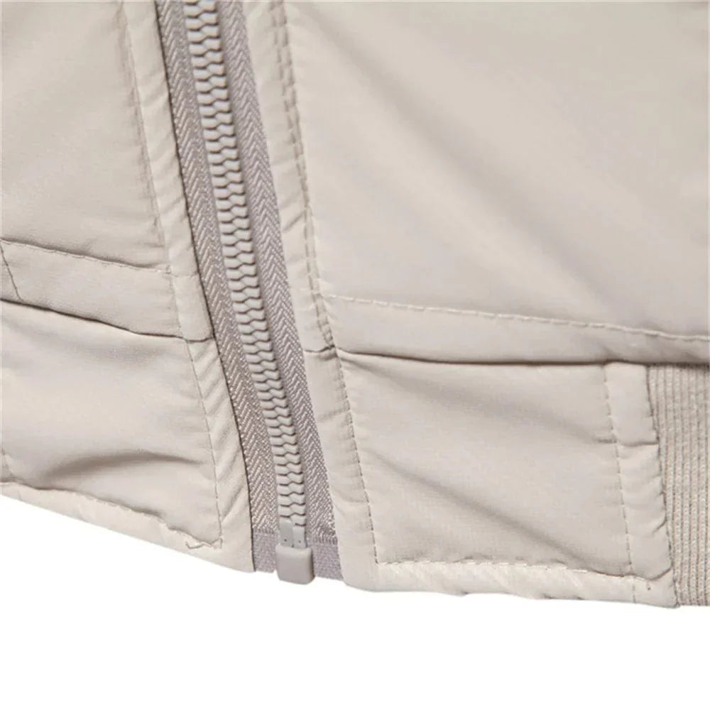 Warm Padded Mens Quilted Coat