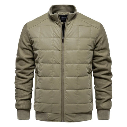 Warm Padded Mens Quilted Coat