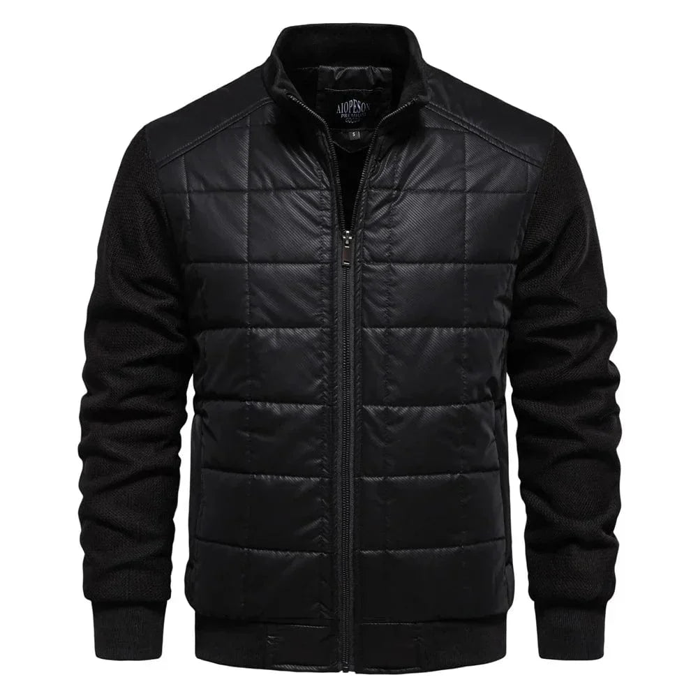 Warm Padded Mens Quilted Coat