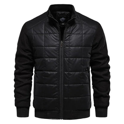Warm Padded Mens Quilted Coat