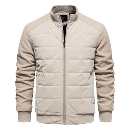 Warm Padded Mens Quilted Coat