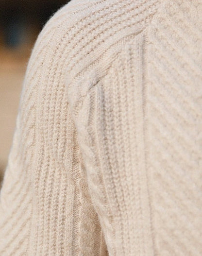 Classic Knit Polo Sweater For Men