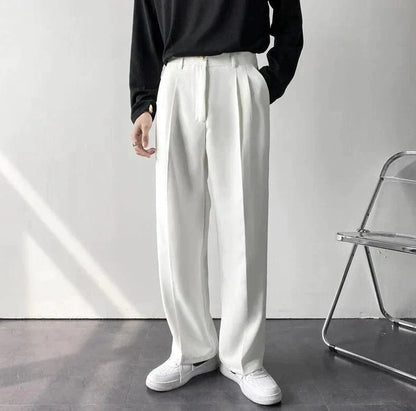Classic Luxury Wide Leg Mens Pants