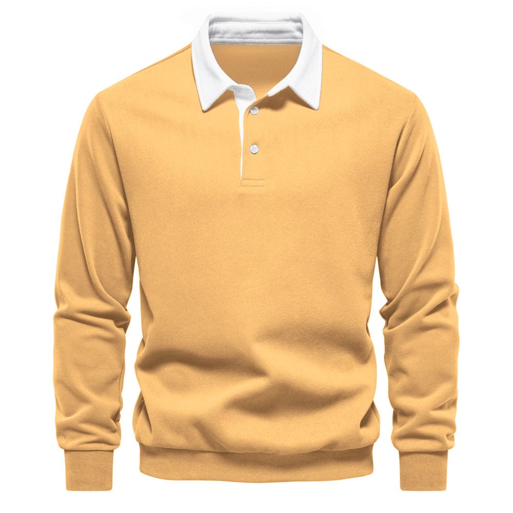 Classic Polo Shirt with Contrast Collar
