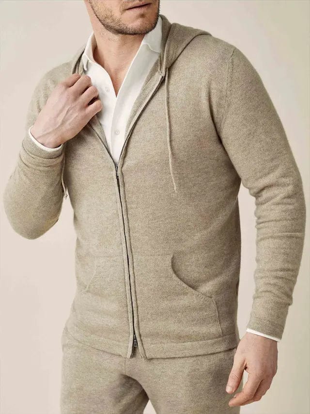 Slim Fit Mens Zip Up Hoodie