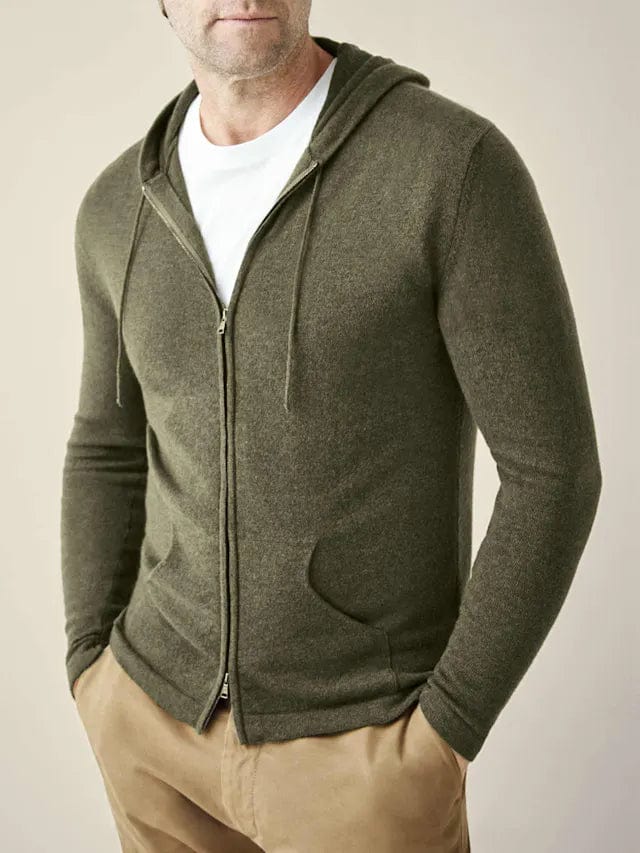 Slim Fit Mens Zip Up Hoodie