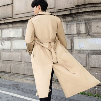 Classic Double Breasted Men's Trench Coat