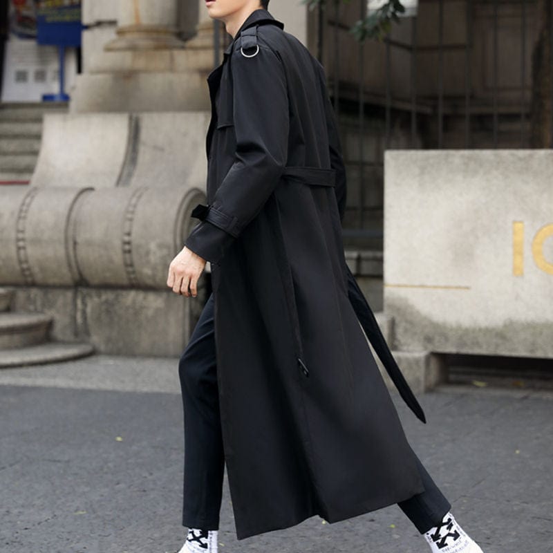 Classic Double Breasted Men's Trench Coat
