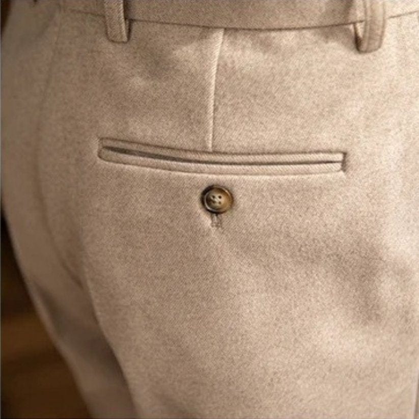 Classic Retro Fit Mens Pants