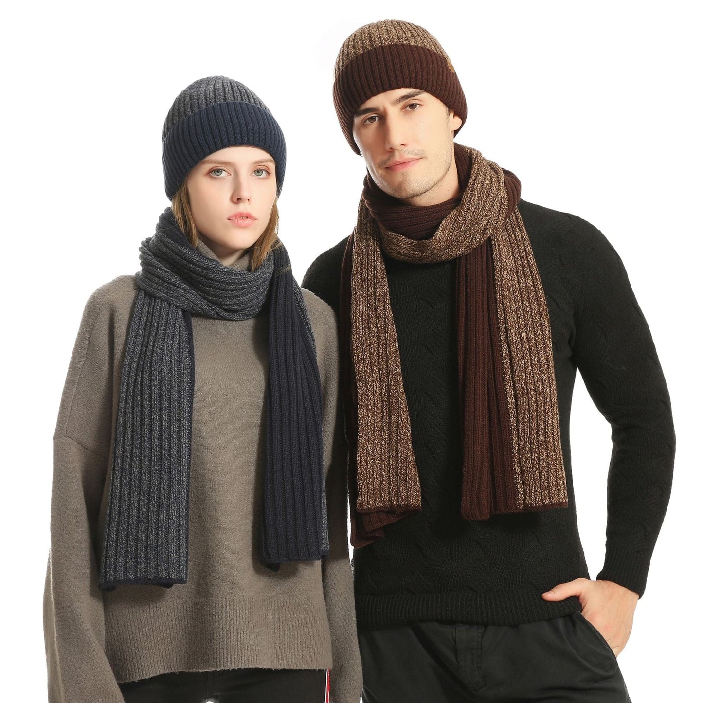 Cozy Hand Knit Winter Clothing Set - OutfitLondon