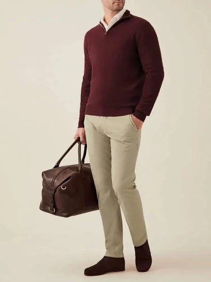 Warm Crew Neck Knitted Winter Sweater