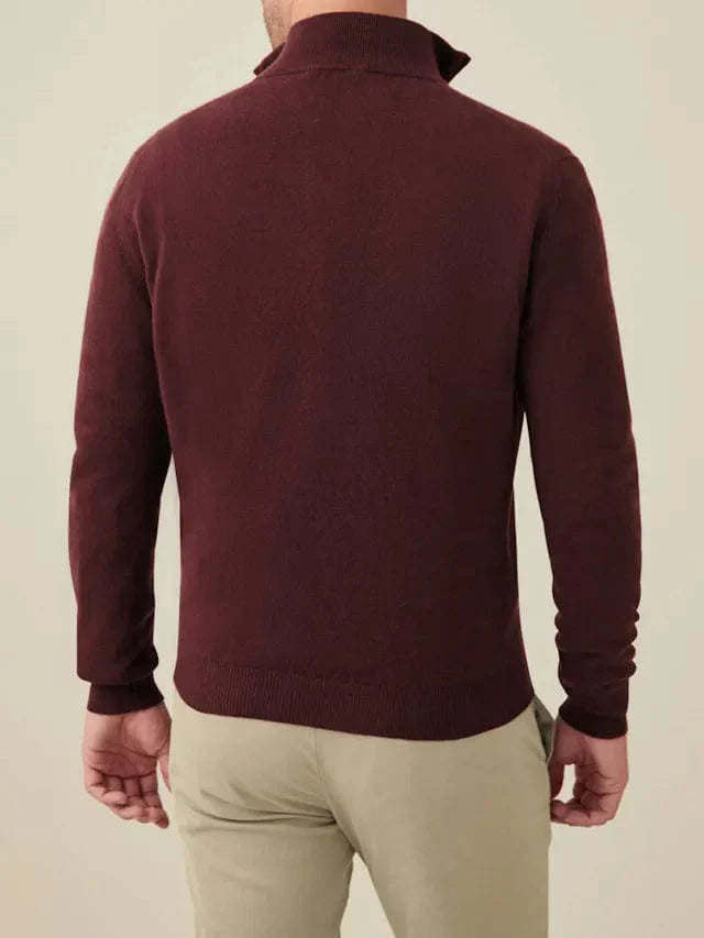 Warm Crew Neck Knitted Winter Sweater