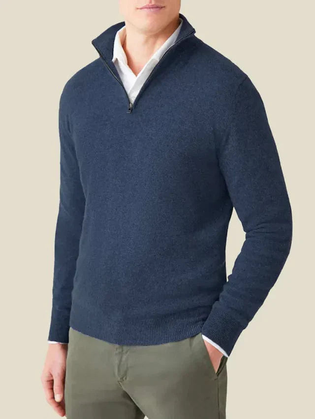 Warm Crew Neck Knitted Winter Sweater