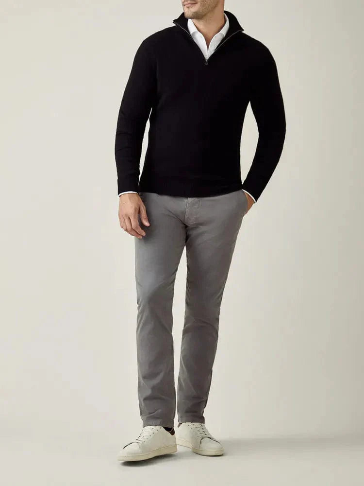 Warm Crew Neck Knitted Winter Sweater