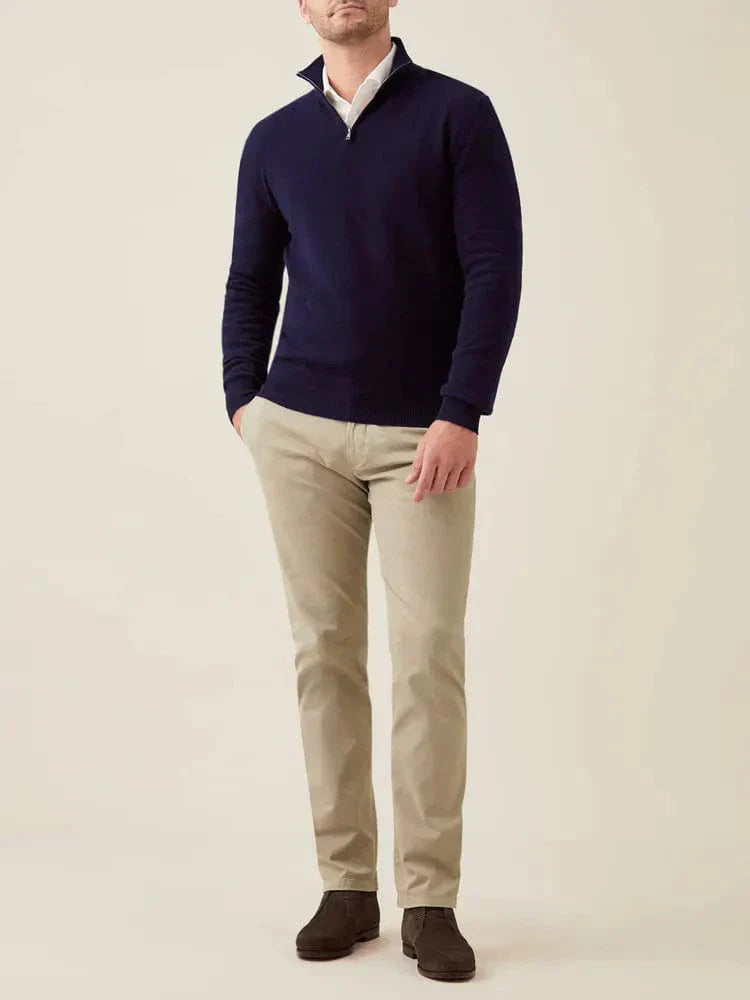 Warm Crew Neck Knitted Winter Sweater