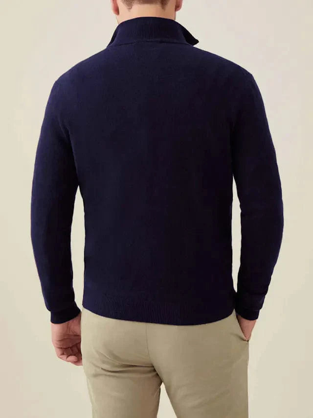 Warm Crew Neck Knitted Winter Sweater