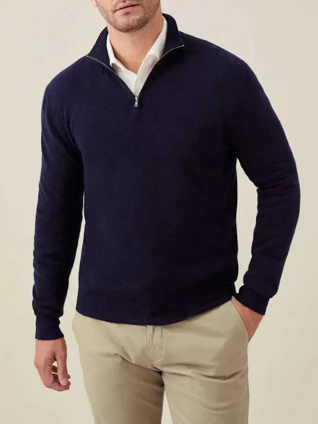 Warm Crew Neck Knitted Winter Sweater