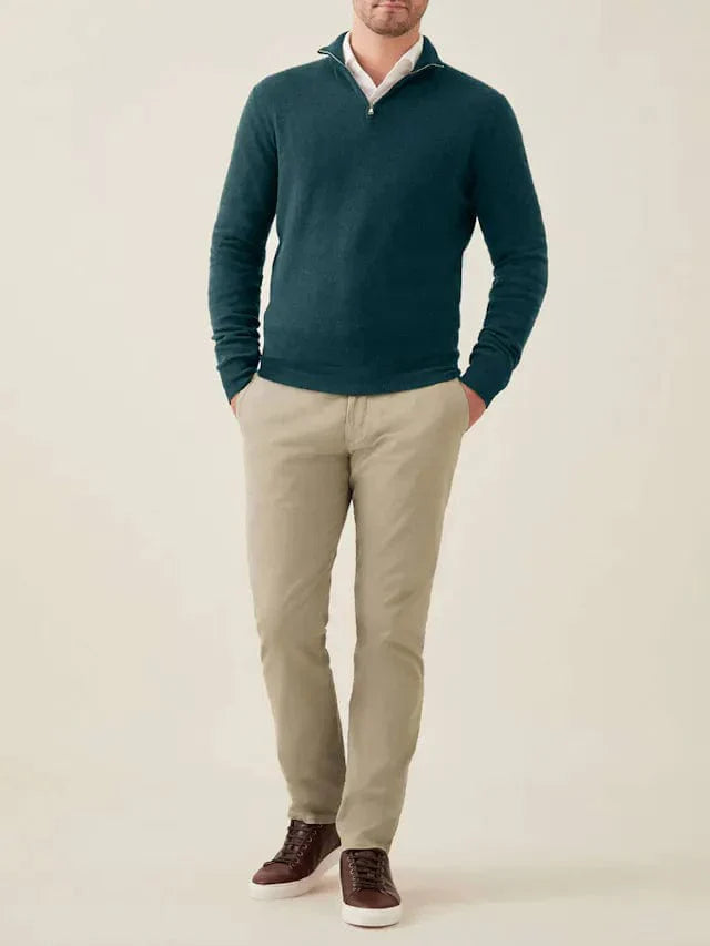Warm Crew Neck Knitted Winter Sweater