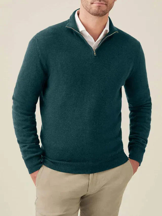 Warm Crew Neck Knitted Winter Sweater