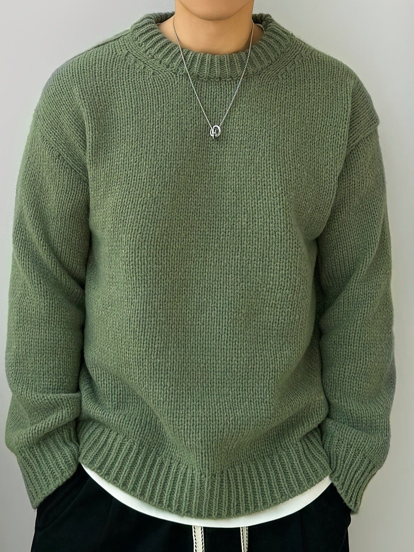 Classic Luxury Wool Sweater Men - OutfitLondon
