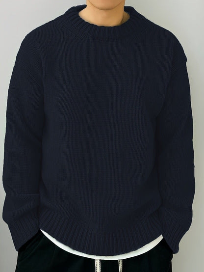 Classic Luxury Wool Sweater Men