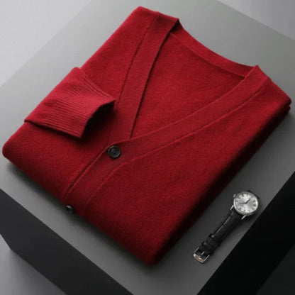 Warm Cozy Mens Cardigan Sweater