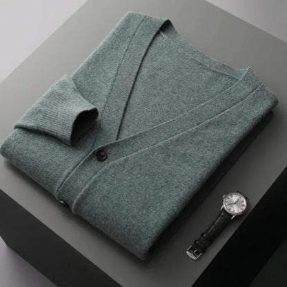 Warm Cozy Mens Cardigan Sweater