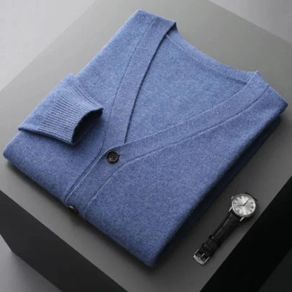 Warm Cozy Mens Cardigan Sweater