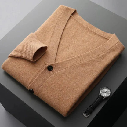 Warm Cozy Mens Cardigan Sweater