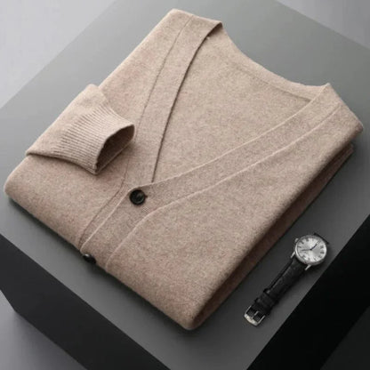 Warm Cozy Mens Cardigan Sweater