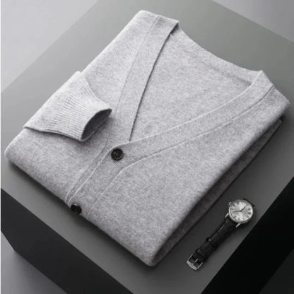 Warm Cozy Mens Cardigan Sweater